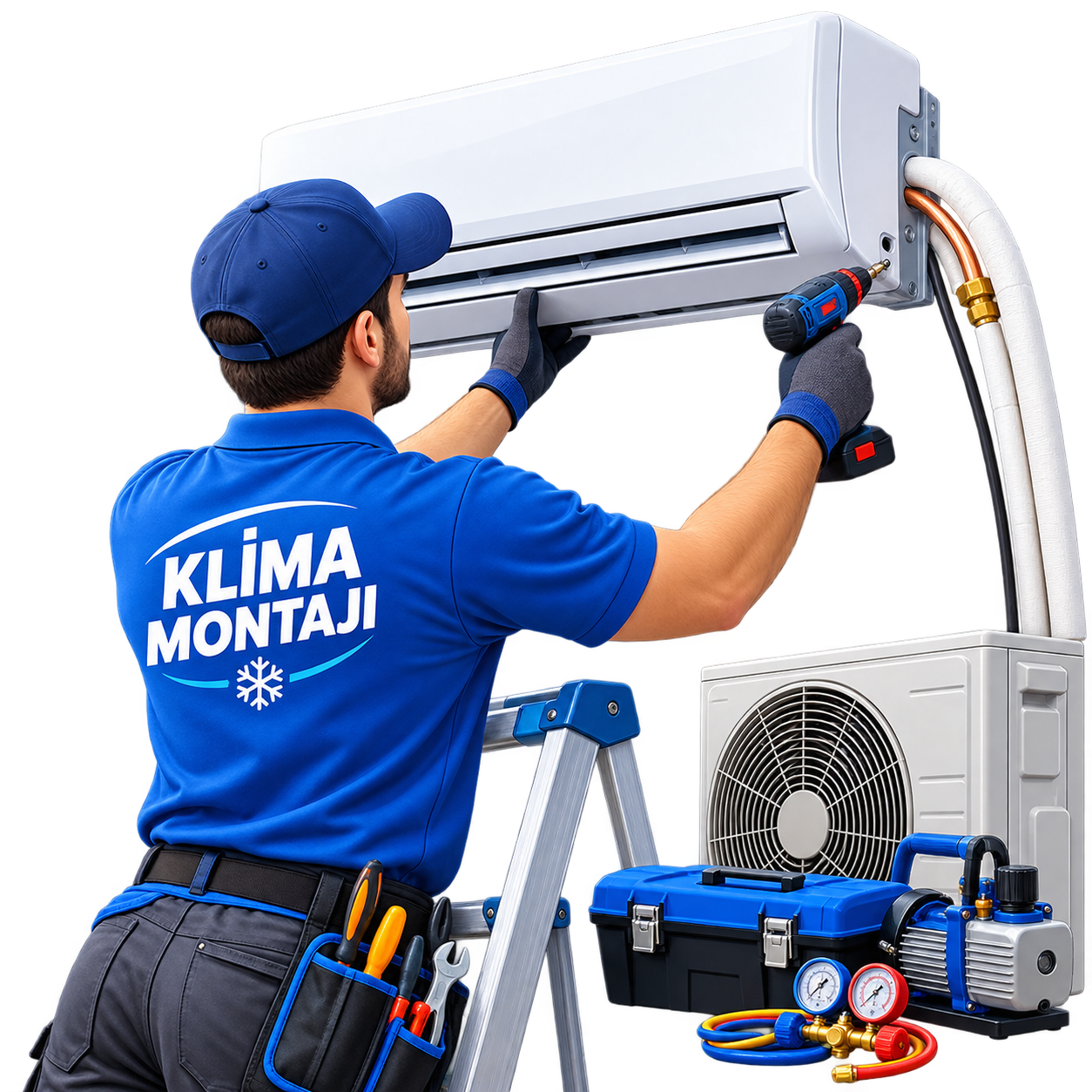 9.000 BTU Klima Montajı 9.000 BTU klima montajı ve profesyonel klima kurulumu